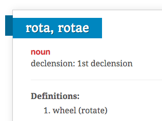 Rota - definition